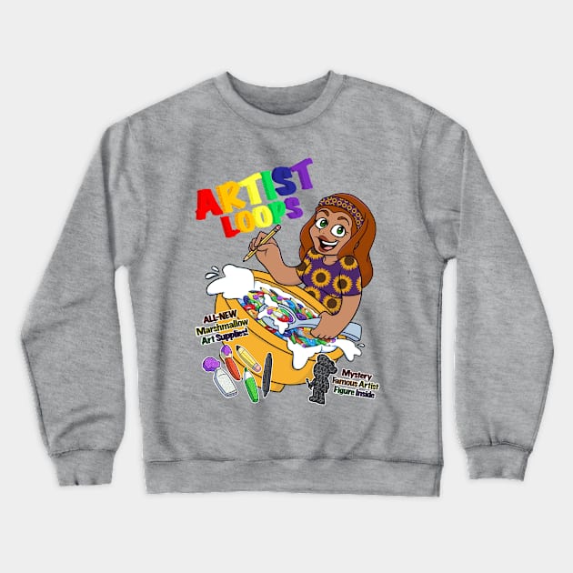 Artist Loops: Traditional Artist Crewneck Sweatshirt by Panddie